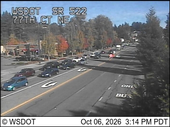 SR 522 at MP 7.8: 77th Ct NE