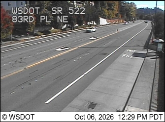 SR 522 at MP 8.1: 83rd Pl NE