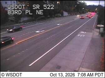 SR 522 at MP 8.1: 83rd Pl NE