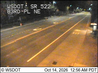SR 522 at MP 8.1: 83rd Pl NE