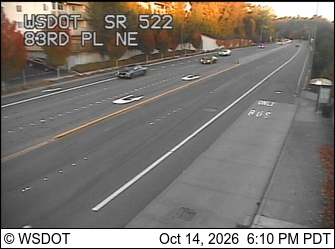 SR 522 at MP 8.1: 83rd Pl NE