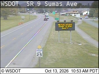 SR 9 at MP 96.8: Sumas Ave