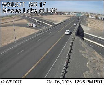 SR 17 at MP 50.8: Moses Lake at I-90