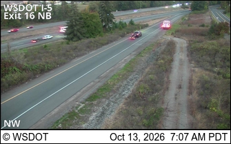 I-5 at MP 16.8: Exit 16 NB