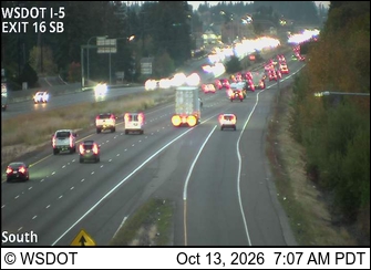 I-5 at MP 16.8: Exit 16 SB