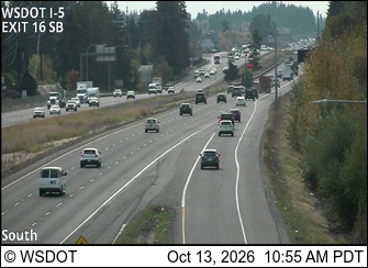 I-5 at MP 16.8: Exit 16 SB