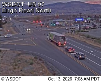 US 97 at MP 292: Engh Rd (View North)