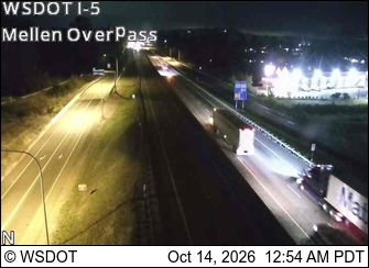 I-5 at MP 81.6: Mellen St