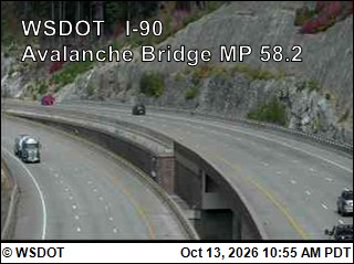 I-90 at MP 58.2: Avalanche Bridge