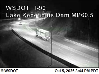 I-90 at MP 60.5 Lake Keechelus Dam