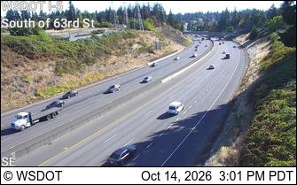 I-5 at MP 3.6: S of 63rd St