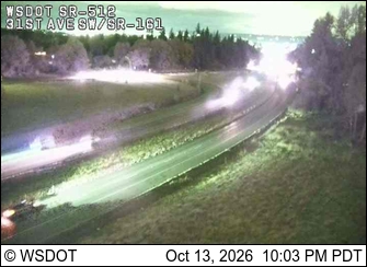 SR 512 at MP 8.7: SR 161 (South Hill)