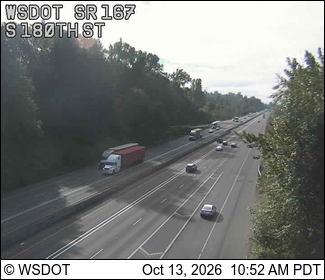 SR 167 at MP 24.4: S 180th St