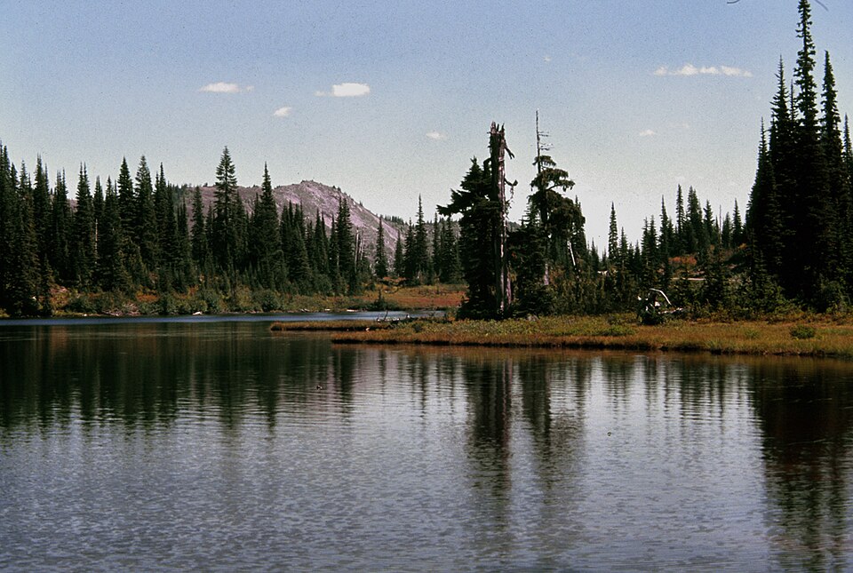 One of the Race Track Lakes near the Indian Racetrack in the Indian Heaven Wilde
